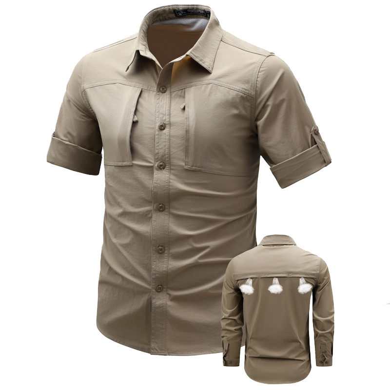 Spring Autumn Men's Long Sleev - đánh giá và giá Tactical Military Shirt Cargo