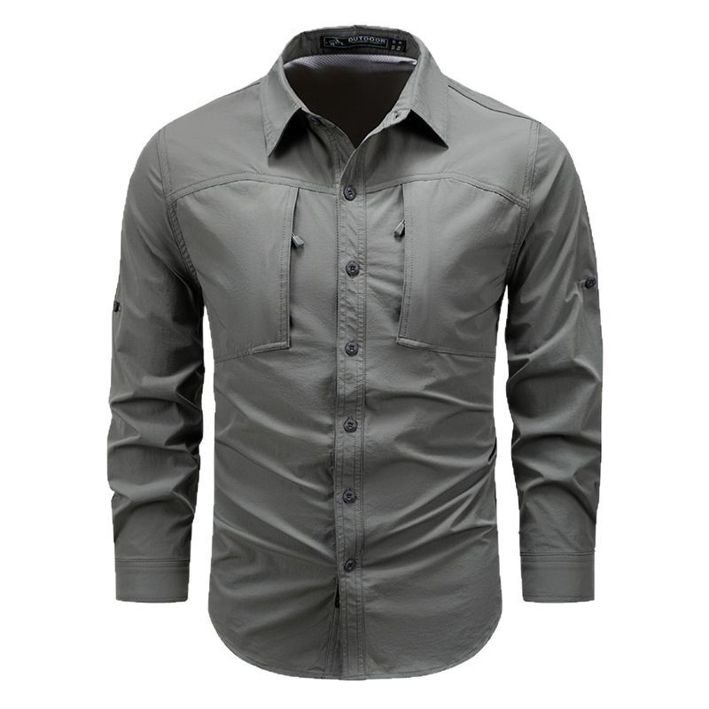Spring Autumn Men's Long Sleev - đánh giá và giá Tactical Military Shirt Cargo