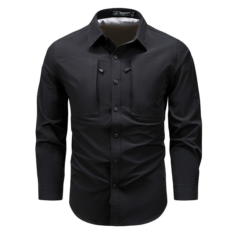Spring Autumn Men's Long Sleev - đánh giá và giá Tactical Military Shirt Cargo