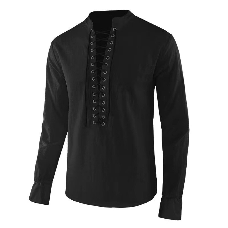 Men's Renaissance Shirt Pirate - đánh giá và giá Mens Linen Shirt Long Sleeve