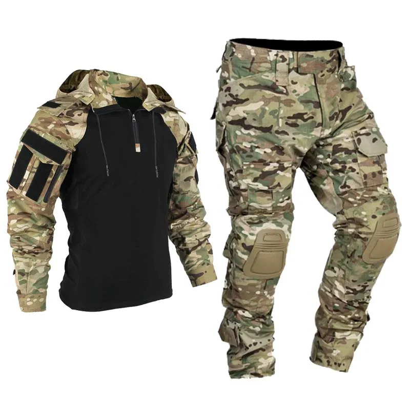 Men Tactical Uniform Milit Out - đánh giá và giá Tactical Military Shirt Cargo