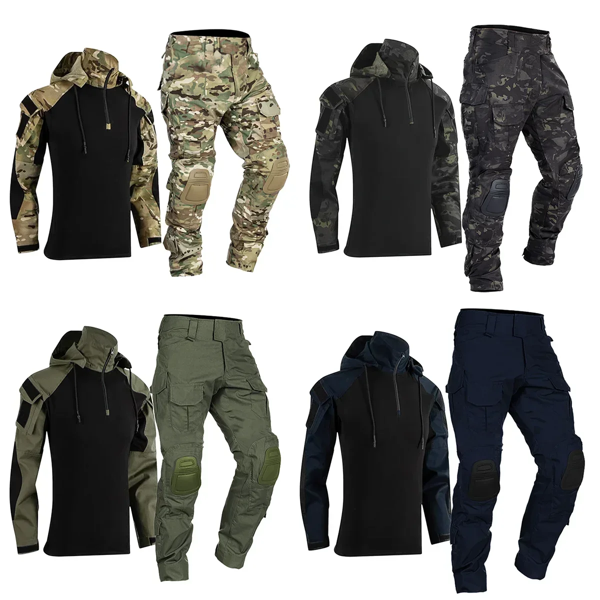 Men Tactical Uniform Milit Out - đánh giá và giá Tactical Military Shirt Cargo