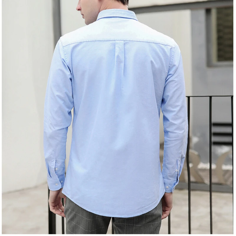 New Men's Oxford Shirt 76% Cot - đánh giá và giá Oxford Cotton Casual Shirt Business